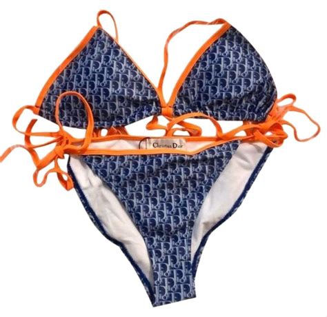 dior swimsuit two piece|Dior monogram bikini.